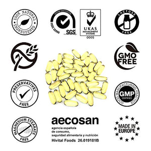 CLA Acido Linoleico Coniugato 3000 mg per dose | 180 softgels di Olio...