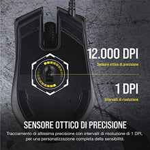 Carica l'immagine nel visualizzatore di Gallery, Corsair Harpoon PRO RGB, FPS/MOBA Mouse Gaming Ottico 12000 DPI Ottico...