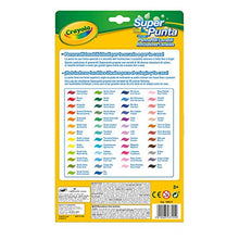 Carica l&#39;immagine nel visualizzatore di Gallery, CRAYOLA Pennarelli Lavabili, Punta Media, per Scuola e Tempo Libero, 50 Pezzi - Ilgrandebazar