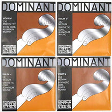Carica l&#39;immagine nel visualizzatore di Gallery, Thomastik Corde per Violino Dominant nucleo di nylon, set 4/4 medium, Mi in... - Ilgrandebazar