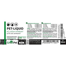 Carica l&#39;immagine nel visualizzatore di Gallery, GreenPet liquido per sverminazione al 100 % naturale 50 ml, ideale cani,...