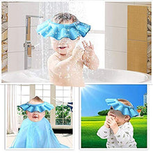 Carica l'immagine nel visualizzatore di Gallery, Confezione da 3 protezione bagno doccia shampoo bambino, cappello morbido...