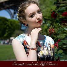 Carica l&#39;immagine nel visualizzatore di Gallery, Kami Idea Bracciale, Monna Lisa, Placcata in Oro Rosa, 5A Bracciale Donna - Ilgrandebazar