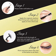 Carica l&#39;immagine nel visualizzatore di Gallery, Ciglia Magnetiche con Eyeliner Magnetico Kit, 3D Finte Colorate...
