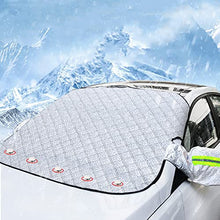 Carica l&#39;immagine nel visualizzatore di Gallery, FINEVERNEK Copri Parabrezza Auto,Copri Parabrezza per Auto Inverno,Telo Parabrezza Antighiaccio, Copri Parabrezza Esterno Antigrandine,Parabrezza Auto Magnetico,Applicabile Tutto L&#39;Anno
