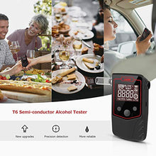 Carica l&#39;immagine nel visualizzatore di Gallery, Oasser Etilometro Portatile Certificato Alcool Tester Digitale Schermo LCD... - Ilgrandebazar