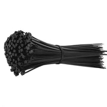 Carica l&#39;immagine nel visualizzatore di Gallery, CNSSKJ, 1000 fascette in plastica per cablaggio, autobloccanti Nero