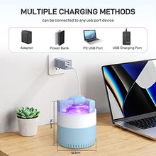 Carica l&#39;immagine nel visualizzatore di Gallery, Lampada Antizanzare, Zanzariera Elettrica USB Uccidi Zanzare Interno Ammazza Mosche Elettrico UV Trappola per Mosche da Esterno Portatile Antizanzare per Domestico Giardino Campeggio