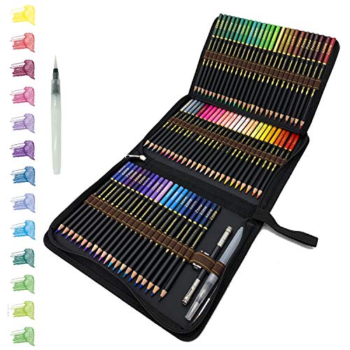 Matite Colorate Acquerellabili, Set da 72 Pezzi Multicolore in astuccio con... - Ilgrandebazar