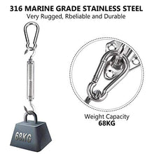 Carica l&#39;immagine nel visualizzatore di Gallery, Emooqi Kit di Fissaggio e Installazione, 42 Pezzi Heavy Duty Tenda