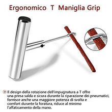 Carica l'immagine nel visualizzatore di Gallery, QUNNIE 22pcs Kit di Riparazione Pneumatici, Strumenti di Riparazione Pneumatici Pesanti e Set di Riparazione Pneumatici per Auto, Moto, Camion, ATV, Trattore, Camper, SUV, Jeep,