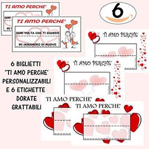Gratta E Vinci Personalizzato Degli Innamorati Horus Ti Amo Perchè 2 - Ilgrandebazar