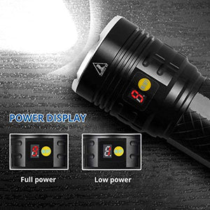 Torcia a 18000 lumen LED ricaricabile, 18x XML-T6 a più luminosa...