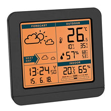 Carica l&#39;immagine nel visualizzatore di Gallery, TFA Dostmann Sky Stazione meteorologica Radio, Nero, (L) 123 x (B) 52 x (H)... - Ilgrandebazar
