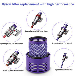 Morpilot Filtro di Ricambio per Dyson V10, Confezione da 3, V10