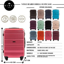 Carica l&#39;immagine nel visualizzatore di Gallery, WINGS LUGGAGE Carrello Spazioso - Valigia Leggera Per M 66x43x27, Rosa