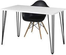 Carica l'immagine nel visualizzatore di Gallery, Set di 4 gambe da tavolo in metallo, perfette per tavolo da pranzo, tavolino da salotto, scrivania e molto altro, Nero