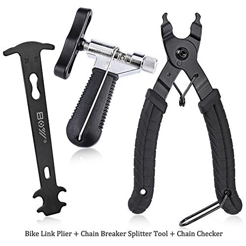Oumers Attrezzo della Catena Bici+Catena Pinza+Calibro a Catena, Kit...