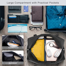Carica l&#39;immagine nel visualizzatore di Gallery, BAGZY Bagaglio a Mano 40x20x25 Ryanair，Scalabile Borsone da Viaggio Valigia per Weekend Borsoni Pieghevole Leggero Borsa Palestra Impermeabile Borsa Sportiva，Modello di Giornale