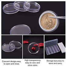 Carica l&#39;immagine nel visualizzatore di Gallery, PandaHall 1 Scatola 100 pz 30mm Chiaro Caso Capsule Coin e 5 30mm, - Ilgrandebazar