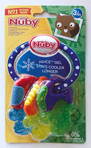 Nuby Chiavi Massaggiagengive IcyBite Con Gel PureIce 3m+ 1 Pezzo multicolore - Ilgrandebazar