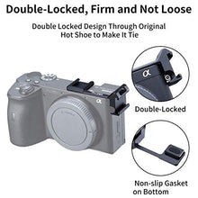 Carica l&#39;immagine nel visualizzatore di Gallery, Linghuang Luce Microfono Scarpa Fredda Piastra di Montaggio per Sony A6100 /...