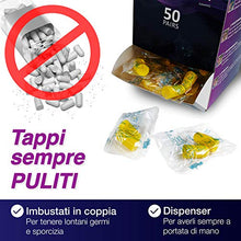 Carica l'immagine nel visualizzatore di Gallery, |50 Paia| Tappi Orecchie Per Dormire Antirumore 38dB |Kit Notte Mascherina...