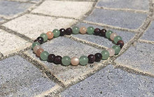 Carica l&#39;immagine nel visualizzatore di Gallery, Bracciale ENERGY BOOST Vitalità Granato, pietra di roccia naturale e pietra... - Ilgrandebazar
