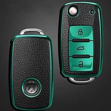 Carica l&#39;immagine nel visualizzatore di Gallery, ontto Custodia Protettiva per Chiave Pieghevole Portachiavi Auto in Rosso