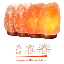 Carica l'immagine nel visualizzatore di Gallery, Lampada di Sale Himalayano (5-7 kg) con Varialuce, Completamente 5-7KG - Ilgrandebazar