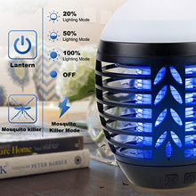 Carica l&#39;immagine nel visualizzatore di Gallery, ROVLAK Zanzariera Elettrica Esterno 2-in-1 Lampada Antizanzare USB +...