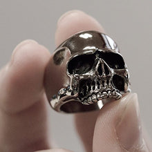 Carica l&#39;immagine nel visualizzatore di Gallery, Fly Style Teschio Skull Anello Uomo di Acciaio Inox Keith Richards - Ilgrandebazar