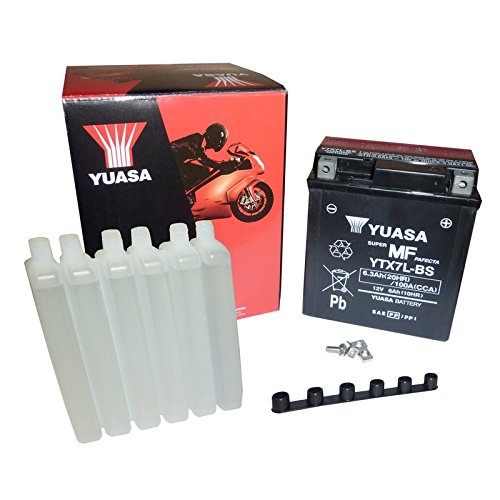 YUASA BATTERIE YTX7L-BS AGM aperto con imballaggio acido - Ilgrandebazar