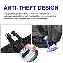 Carica l&#39;immagine nel visualizzatore di Gallery, Telo Coprimoto Impermeabile Per Esterno 210D Panno Oxford Nero - Ilgrandebazar