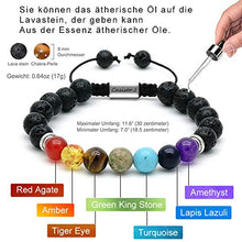 Carica l&#39;immagine nel visualizzatore di Gallery, 7 Cristalli Chakra Pietre Bracciale Uomo e Donna, Tibetano, Braccialetti Ckl1 - Ilgrandebazar