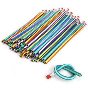 AHG - Matite morbide flessibili, articolo scolastico, confezione da 30 Viola - Ilgrandebazar
