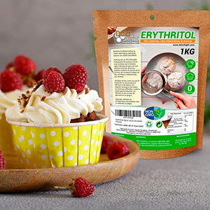 Eritritolo 100% Naturale Consumo Sostenibile 3Kg Dolcificanti 0 Calorie +...