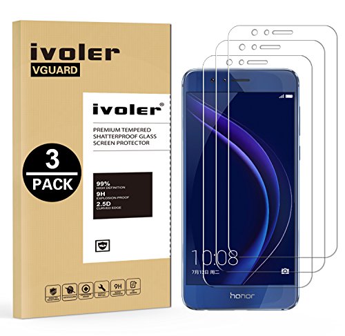 ivoler [3 Pack] Pellicola Vetro Temperato per Huawei Honor 8 [Garanzia a... - Ilgrandebazar