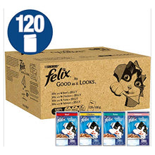 Carica l'immagine nel visualizzatore di Gallery, Felix AS Good it Looks Misto varietà Cat Food, 100 g, Confezione da 120