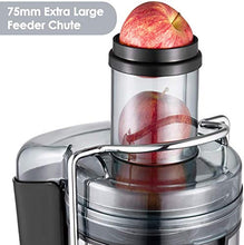 Carica l&#39;immagine nel visualizzatore di Gallery, Centrifuga Frutta e Verdura, Estrattore di Succo Freddo con 75MM Bocca... - Ilgrandebazar
