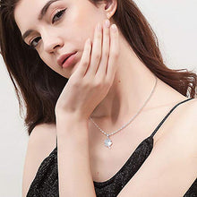 Carica l'immagine nel visualizzatore di Gallery, Yumilok, ciondolo a forma di quadrifoglio portafortuna in argento Sterling... - Ilgrandebazar