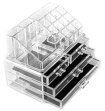 Carica l'immagine nel visualizzatore di Gallery, Cosmetic Organizer a 20 Scomparti Porta Trucchi Con Pennelli