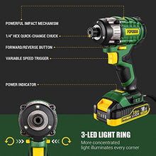 Carica l&#39;immagine nel visualizzatore di Gallery, Avvitatore a Impulsi, POPOMAN Trapano a Impulsi Brushless,... - Ilgrandebazar
