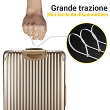 Carica l&#39;immagine nel visualizzatore di Gallery, Caiery 100pz Autoadesivo Clip Cavo Fermacavi 150X2.5MM, Bianco+bianco - Ilgrandebazar
