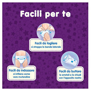 Huggies Pannolino Mutandina, Taglia 3 (6-11 Kg), 1 Pacco da 44 3 Kg)