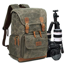 Carica l&#39;immagine nel visualizzatore di Gallery, Zaino Casual per Fotocamera/Reflex di Tasca,Zaino Laptop Amy green