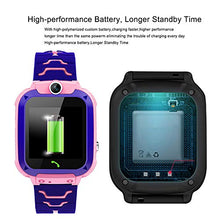 Carica l'immagine nel visualizzatore di Gallery, Smart Watch per bambini, Q12 Touch Smartwatch per ragazzi e ragazze, con fotocamera, supporto di posizionamento preciso, monitoraggio di attività in standby lungo con frequenza cardiaca, orologio