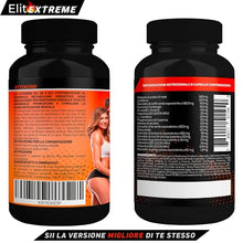 Carica l&#39;immagine nel visualizzatore di Gallery, Italian Elite® Integratore Brucia Grassi Elite Extreme. 120 caps Termogenico, Dimagrante, Drenante, Energizzante, Detox, Mental Booster.