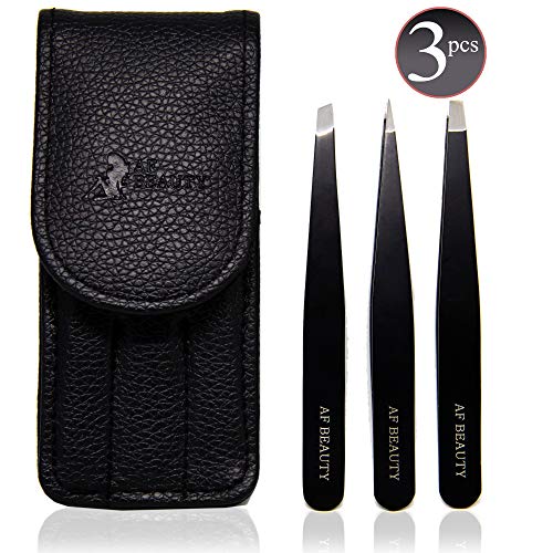 Pinzette Per Sopracciglia Professionali Di Nuova Generazione In Acciaio Nero