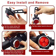 Carica l&#39;immagine nel visualizzatore di Gallery, AMANKA Luci per Bicicletta, Set Luce Bici LED Light con 5V/2A...